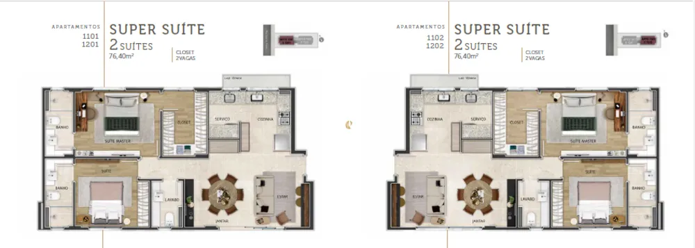 Apartamento, 3 quartos, 62 m² - Foto 18