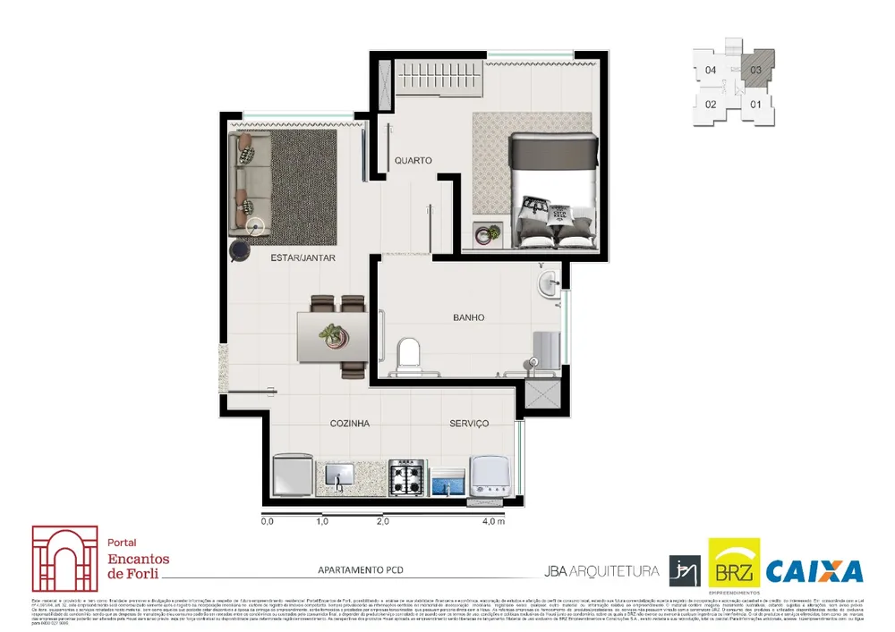 Apartamento, 2 quartos - Foto 5