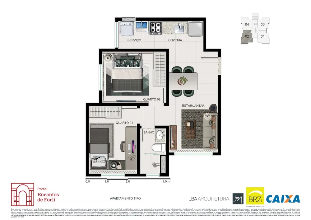 Apartamento, 2 quartos - Foto 6
