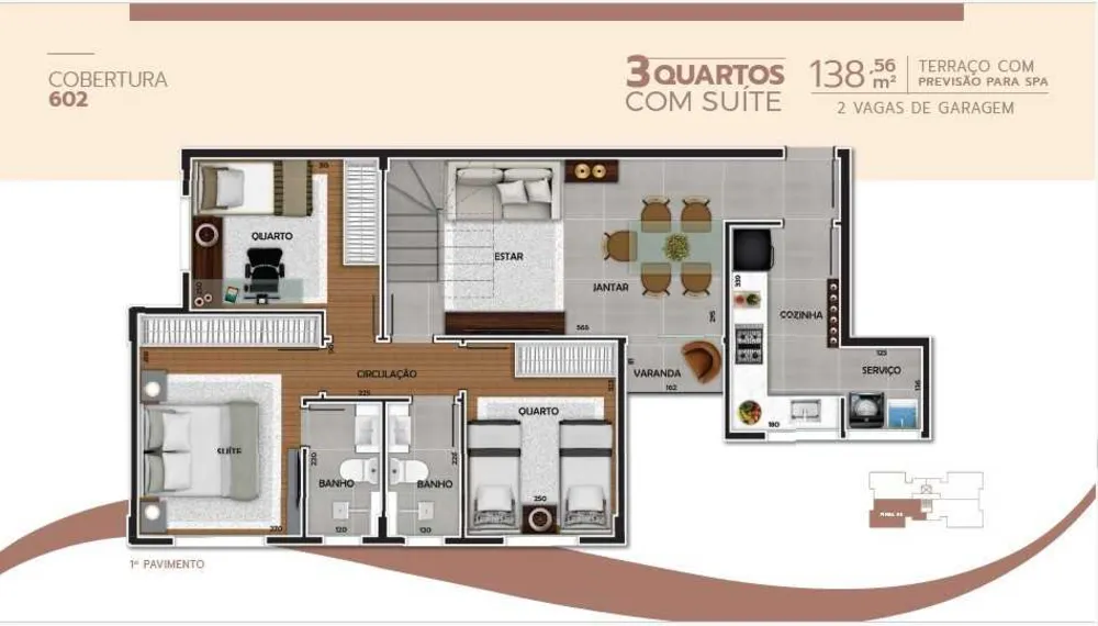 Cobertura, 3 quartos, 89 m² - Foto 11