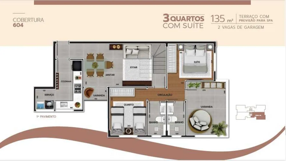 Cobertura, 3 quartos, 89 m² - Foto 12