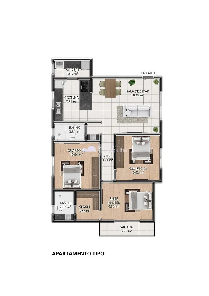 Apartamento, 3 quartos, 115 m² - Foto 11