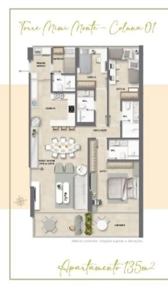 Apartamento, 4 quartos, 131 m² - Foto 10