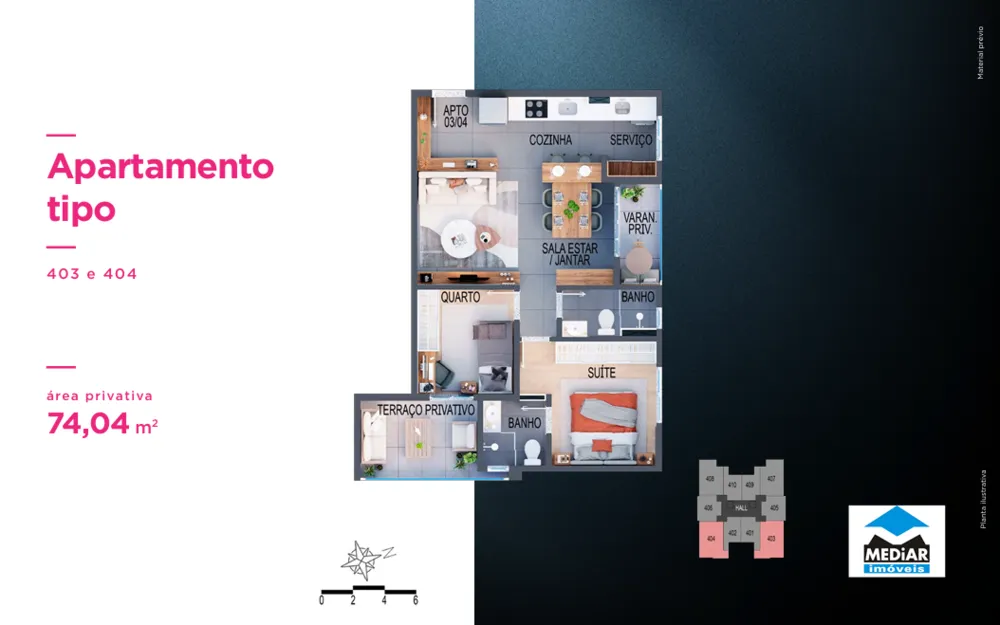 Apartamento, 1 quarto, 57 m² - Foto 10