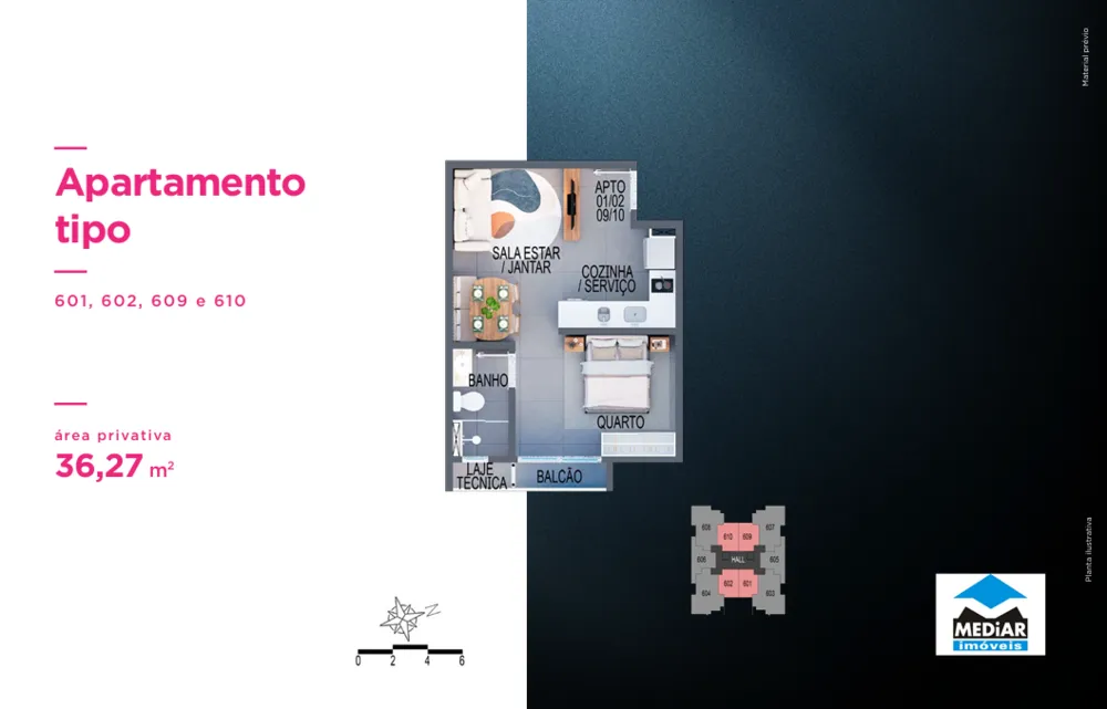 Apartamento, 1 quarto, 57 m² - Foto 17