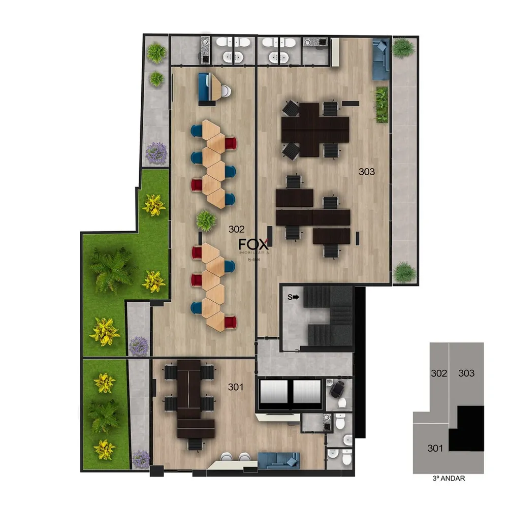 Sala-Conjunto, 203 m² - Foto 8