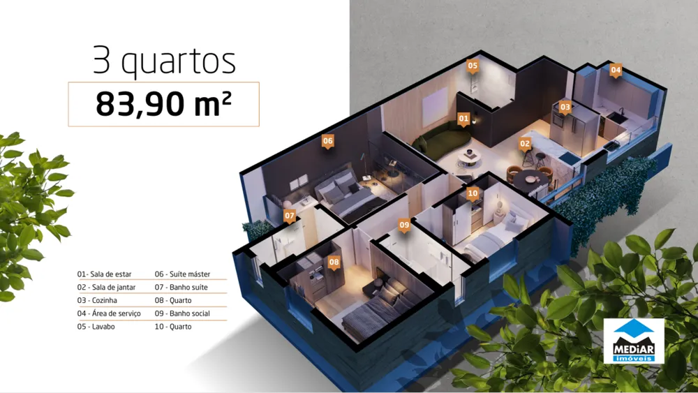 Cobertura, 3 quartos, 114 m² - Foto 14