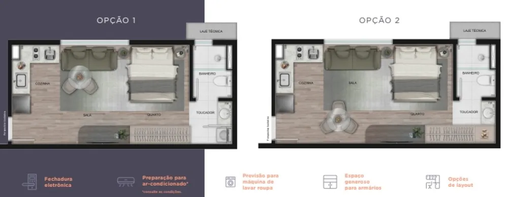 Apartamento, 1 quarto, 34 m² - Foto 6