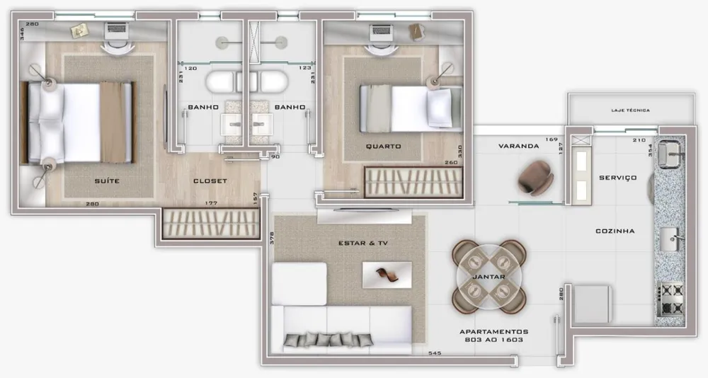 Apartamento, 3 quartos, 83 m² - Foto 12