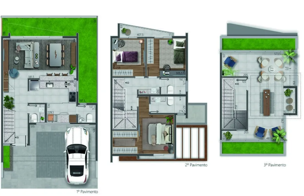 Casa de Condomínio, 3 quartos - Foto 4