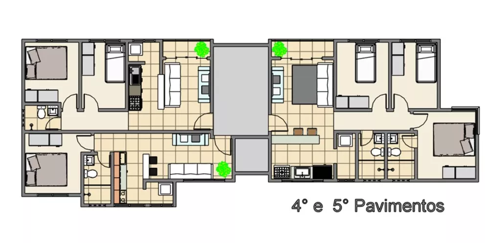 Apartamento à venda com 2 quartos, 41m² - Foto 3