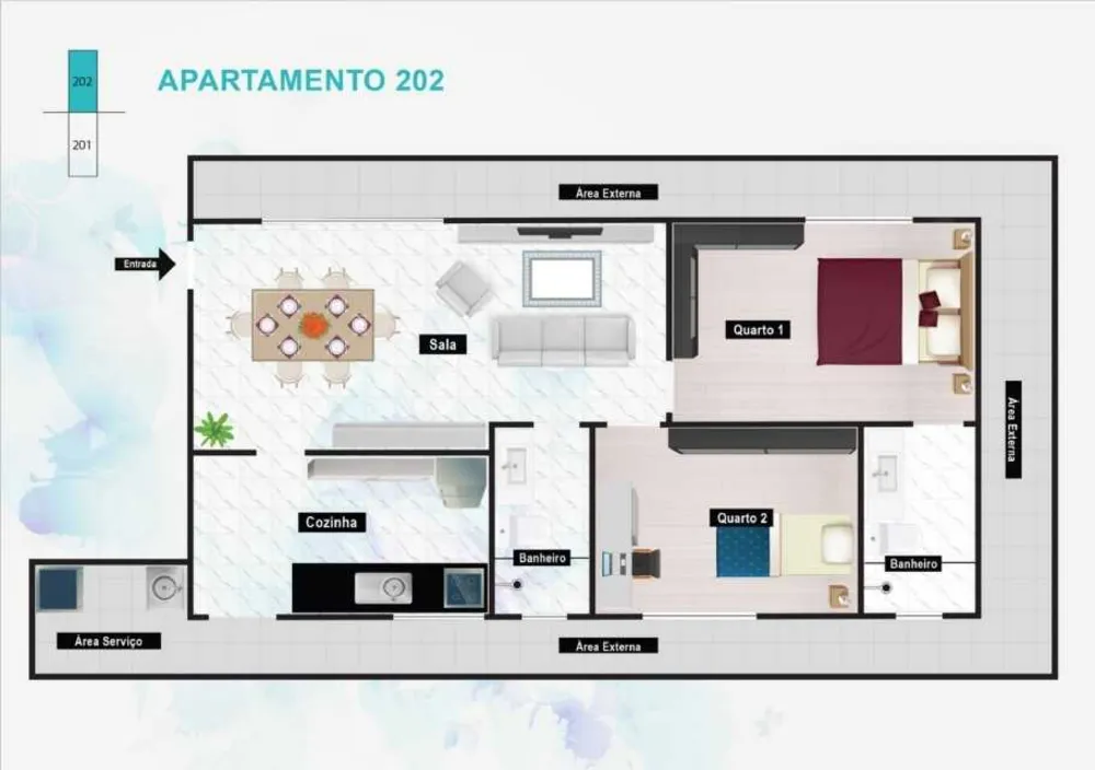 Apartamento, 2 quartos, 57 m² - Foto 11