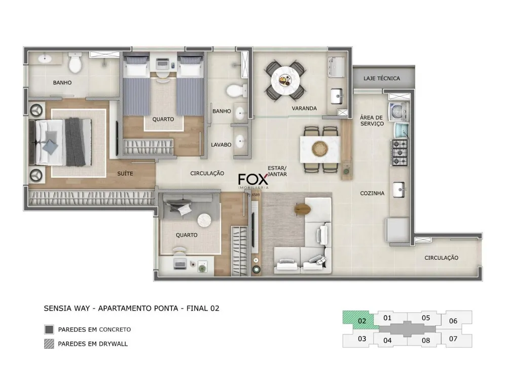 Apartamento, 2 quartos, 53 m² - Foto 11