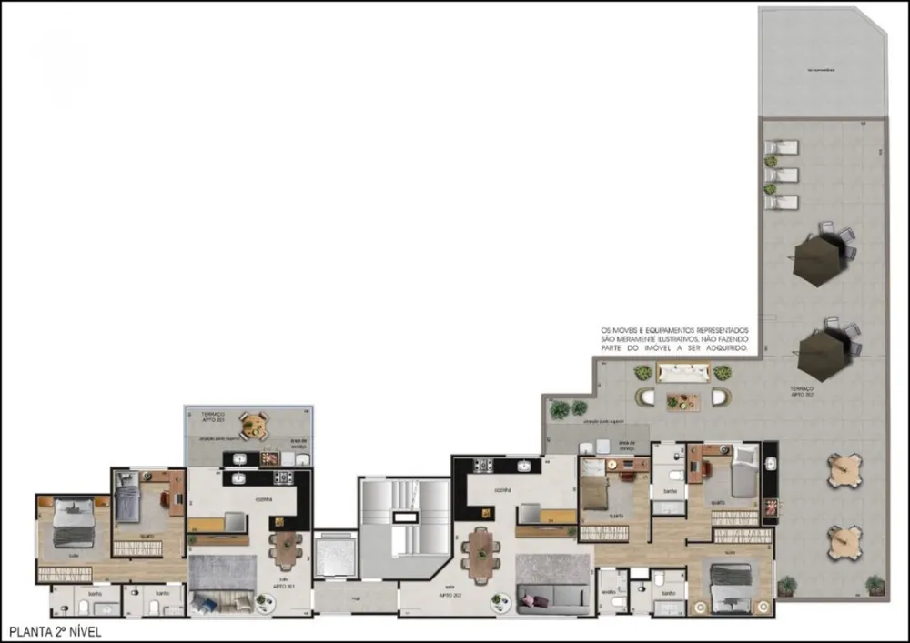 Apartamento, 2 quartos, 64 m² - Foto 2
