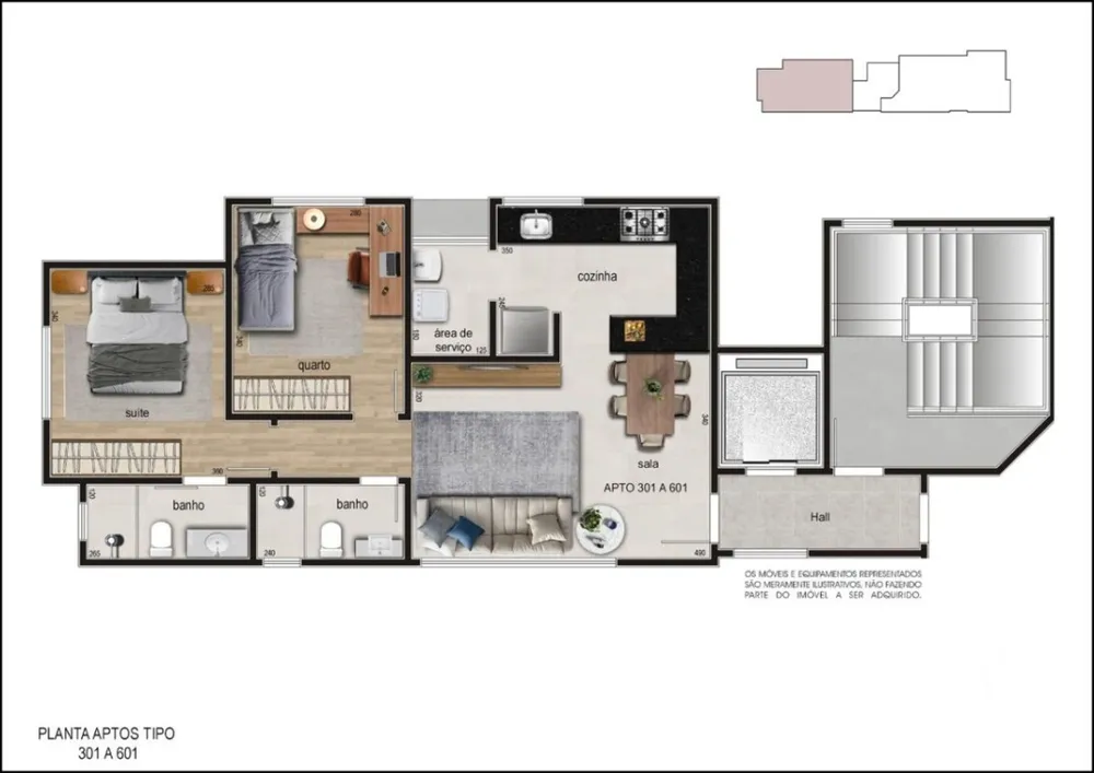 Apartamento, 2 quartos, 64 m² - Foto 3