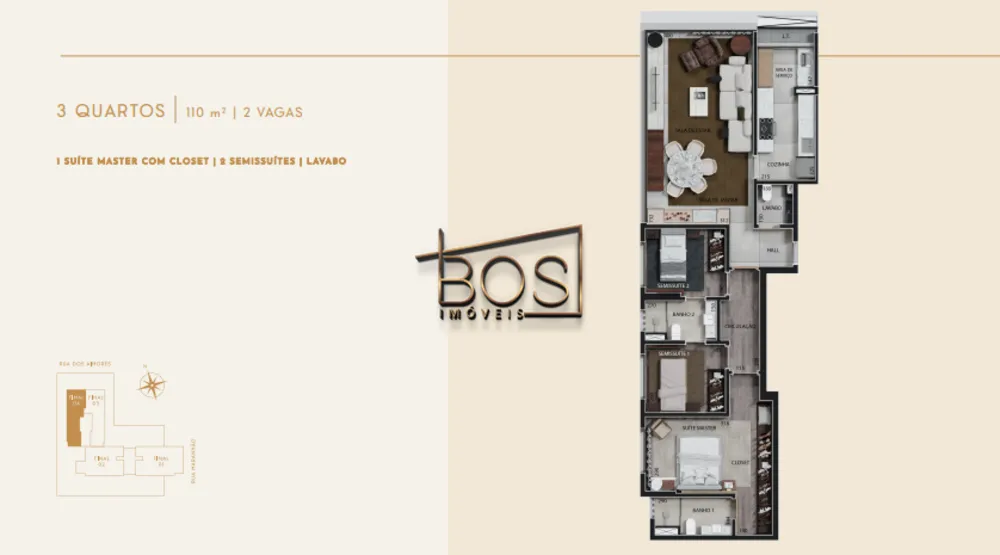 Apartamento, 3 quartos, 110 m² - Foto 15