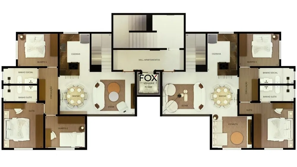 Apartamento, 3 quartos, 85 m² - Foto 2