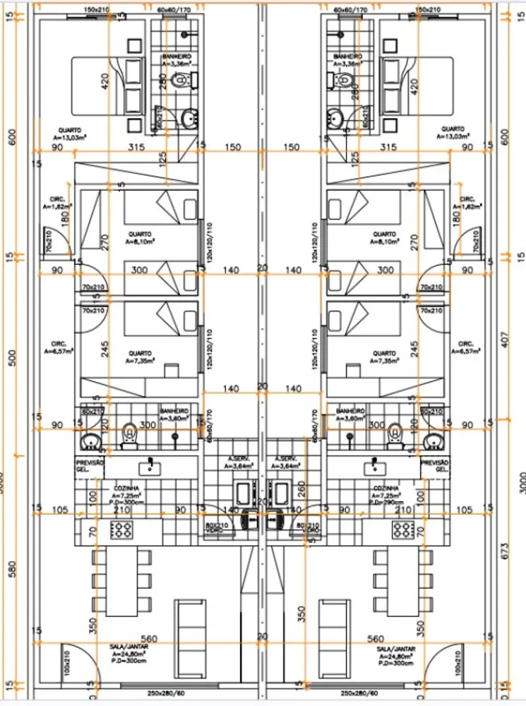 Casa, 3 quartos, 80 m² - Foto 3