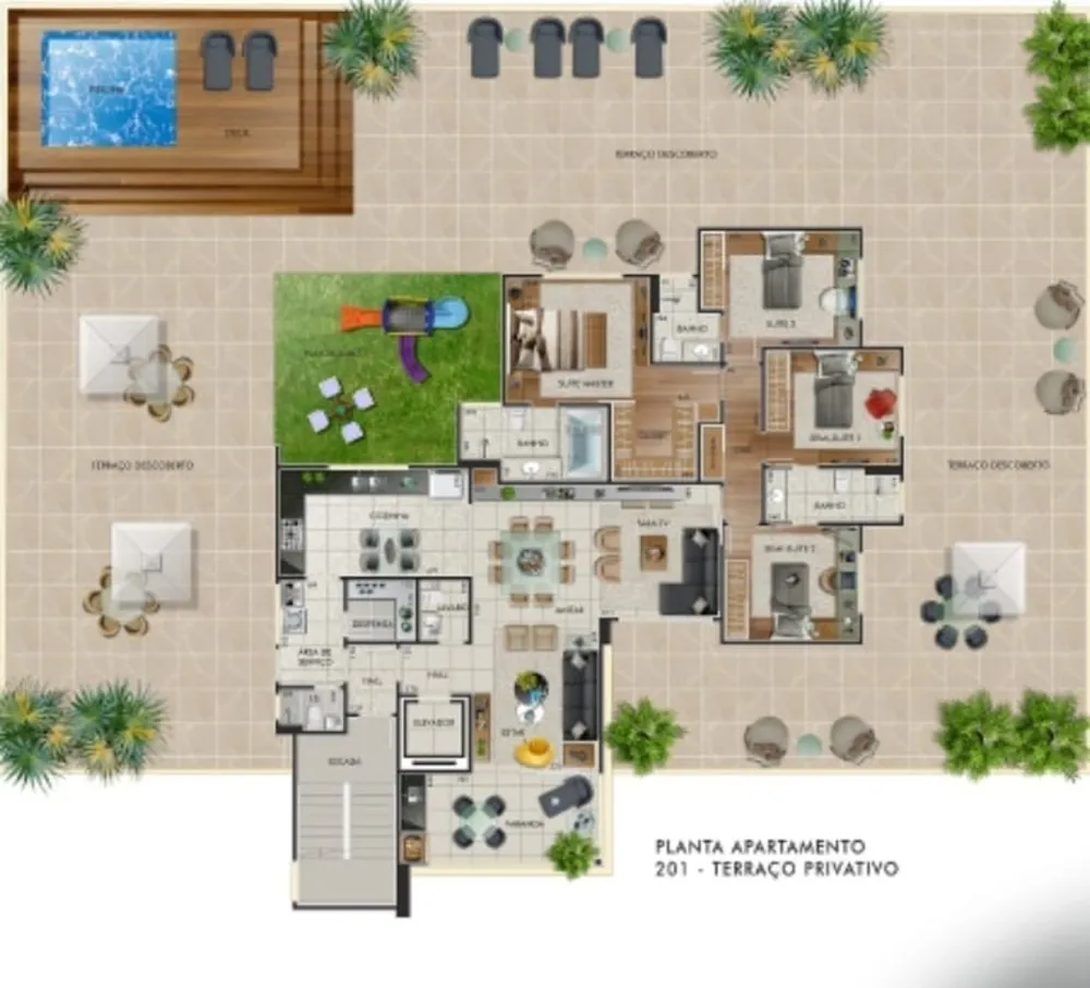 Apartamento, 4 quartos, 555 m² - Foto 4