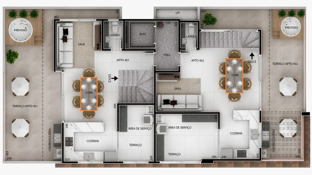 Cobertura, 4 quartos, 125 m² - Foto 7