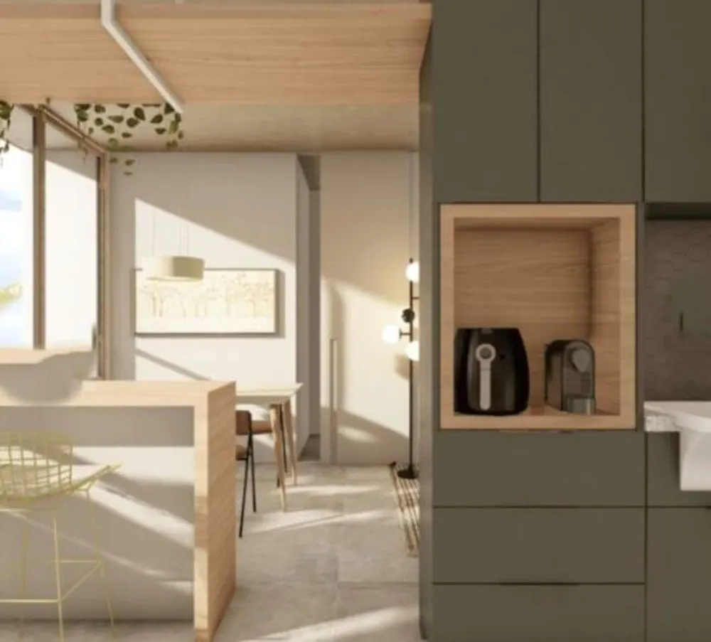 Apartamento, 1 quarto, 33 m² - Foto 1