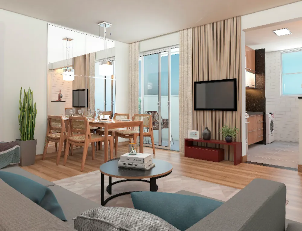Apartamento, 2 quartos, 54 m² - Foto 2