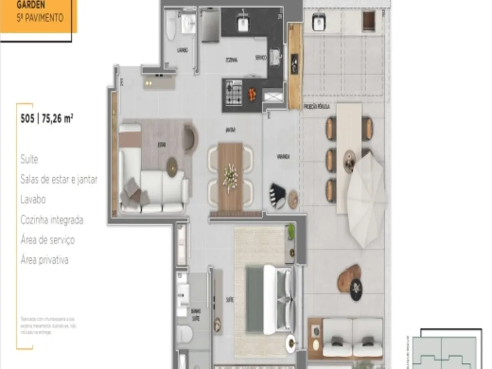 Apartamento, 1 quarto, 75 m² - Foto 23