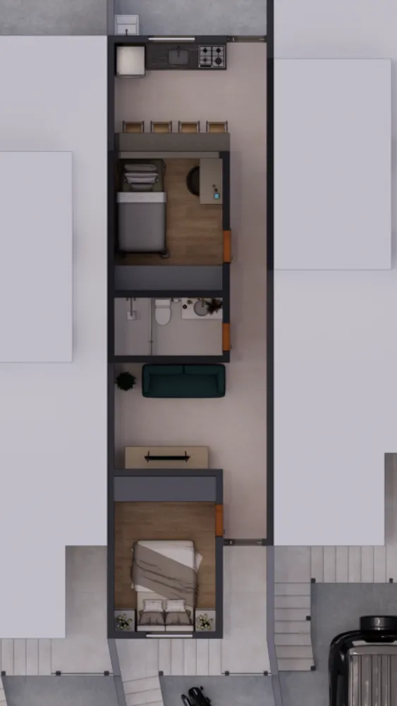 Casa, 2 quartos, 75 m² - Foto 2