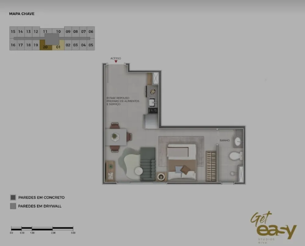 Apartamento, 1 quarto, 28 m² - Foto 6