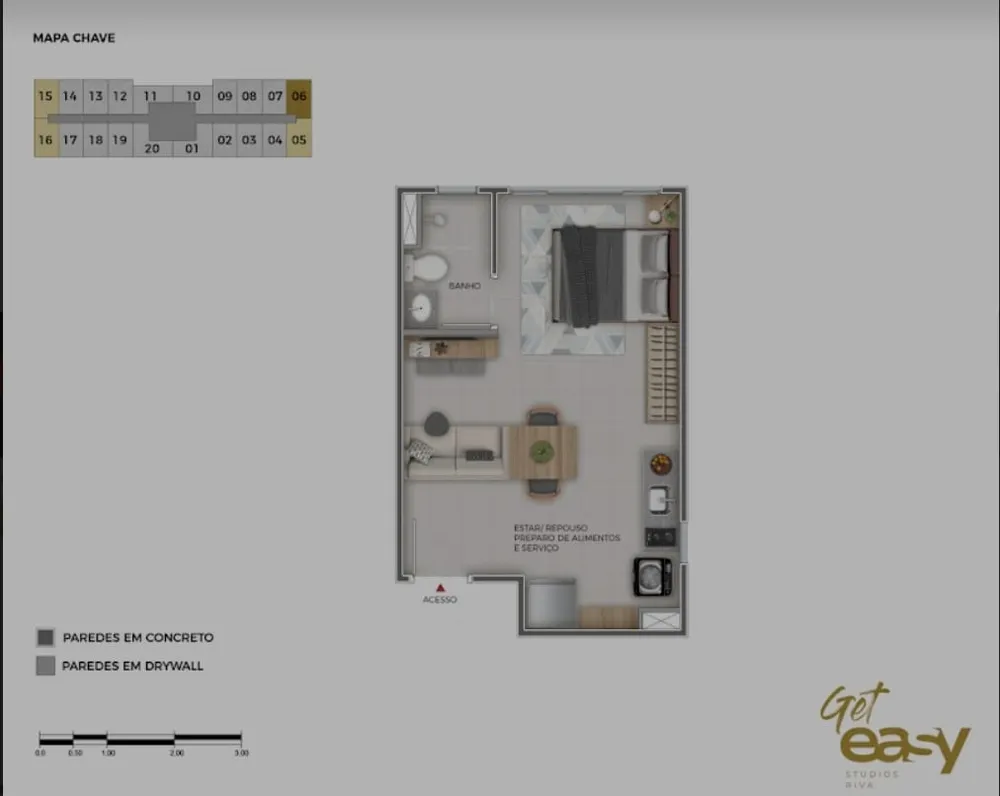 Apartamento, 1 quarto, 28 m² - Foto 5