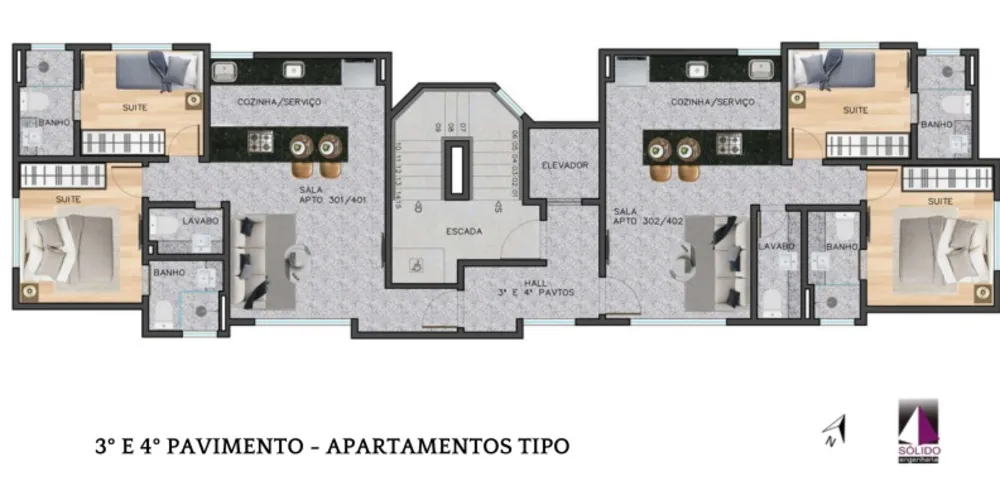 Apartamento, 2 quartos, 55 m² - Foto 5