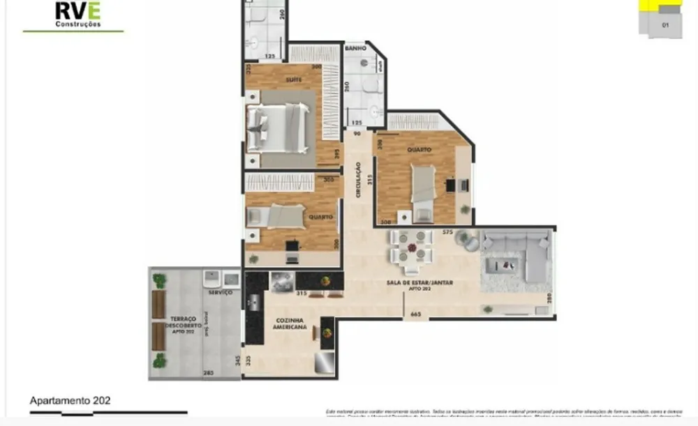 Apartamento, 3 quartos, 87 m² - Foto 7
