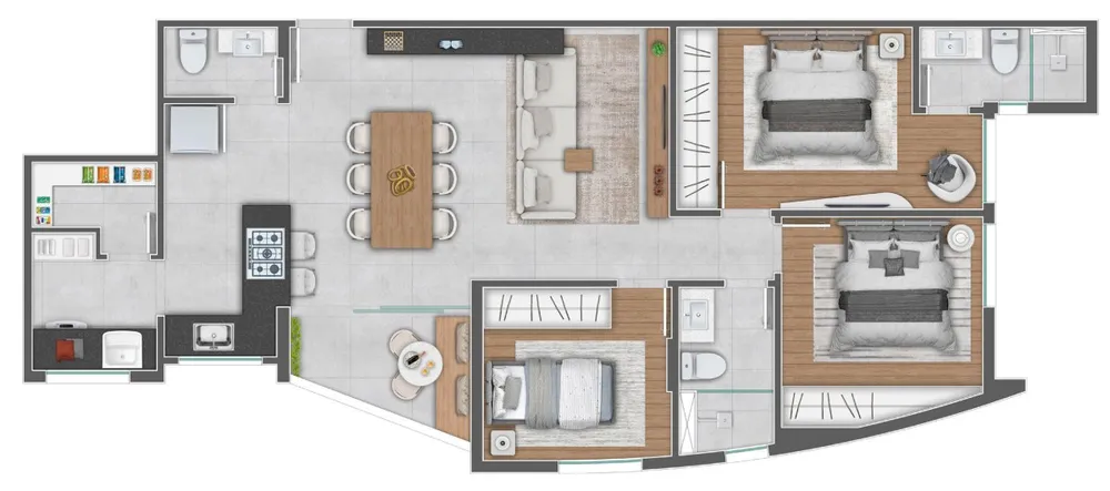 Apartamento, 3 quartos, 84 m² - Foto 10