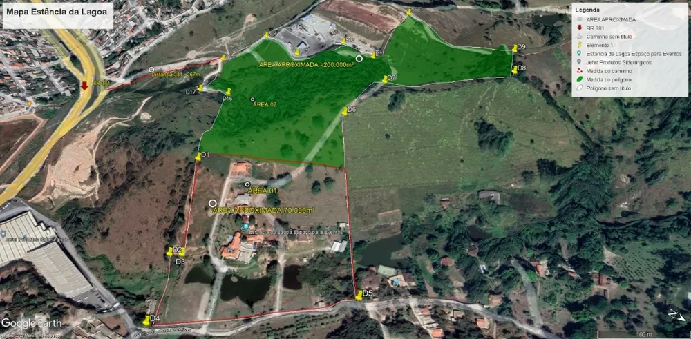 Terreno, 2 hectares - Foto 2
