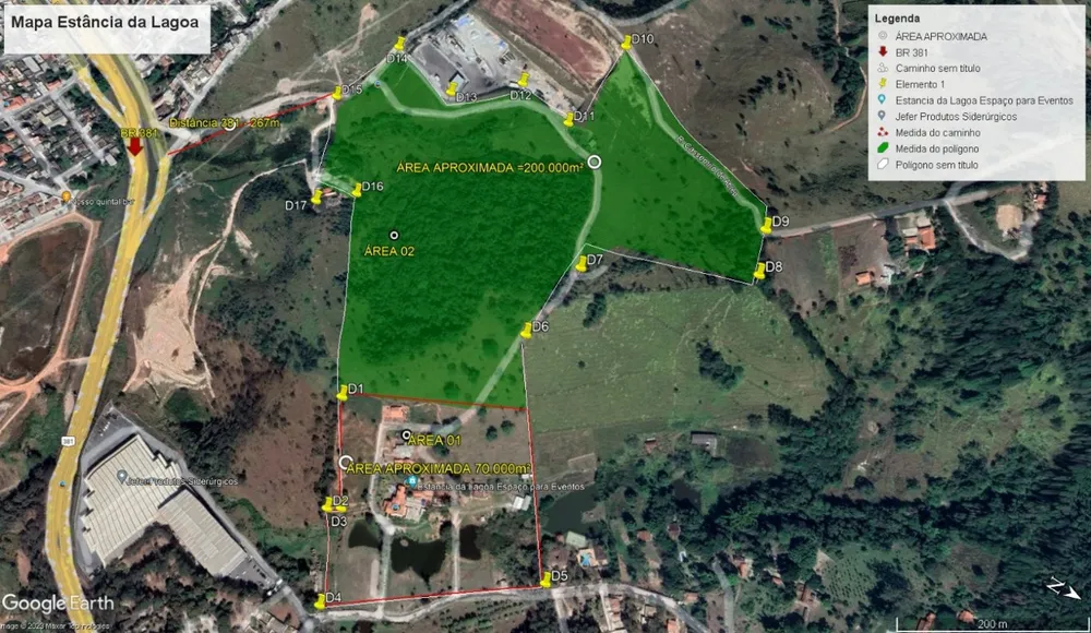 Terreno, 2 hectares - Foto 3