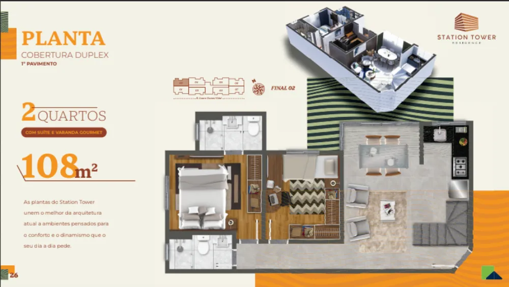 Apartamento, 2 quartos, 53 m² - Foto 4