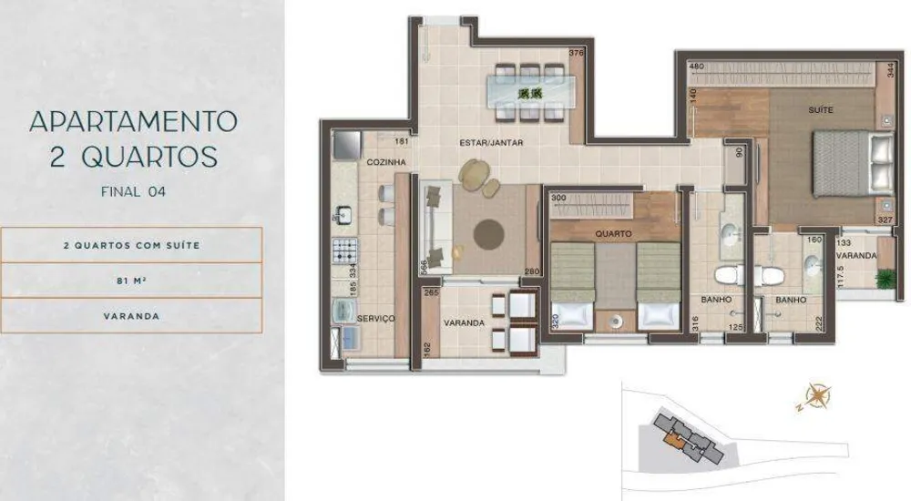 Apartamento, 2 quartos, 84 m² - Foto 9