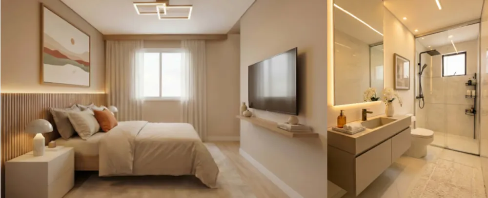 Apartamento, 2 quartos, 56 m² - Foto 2