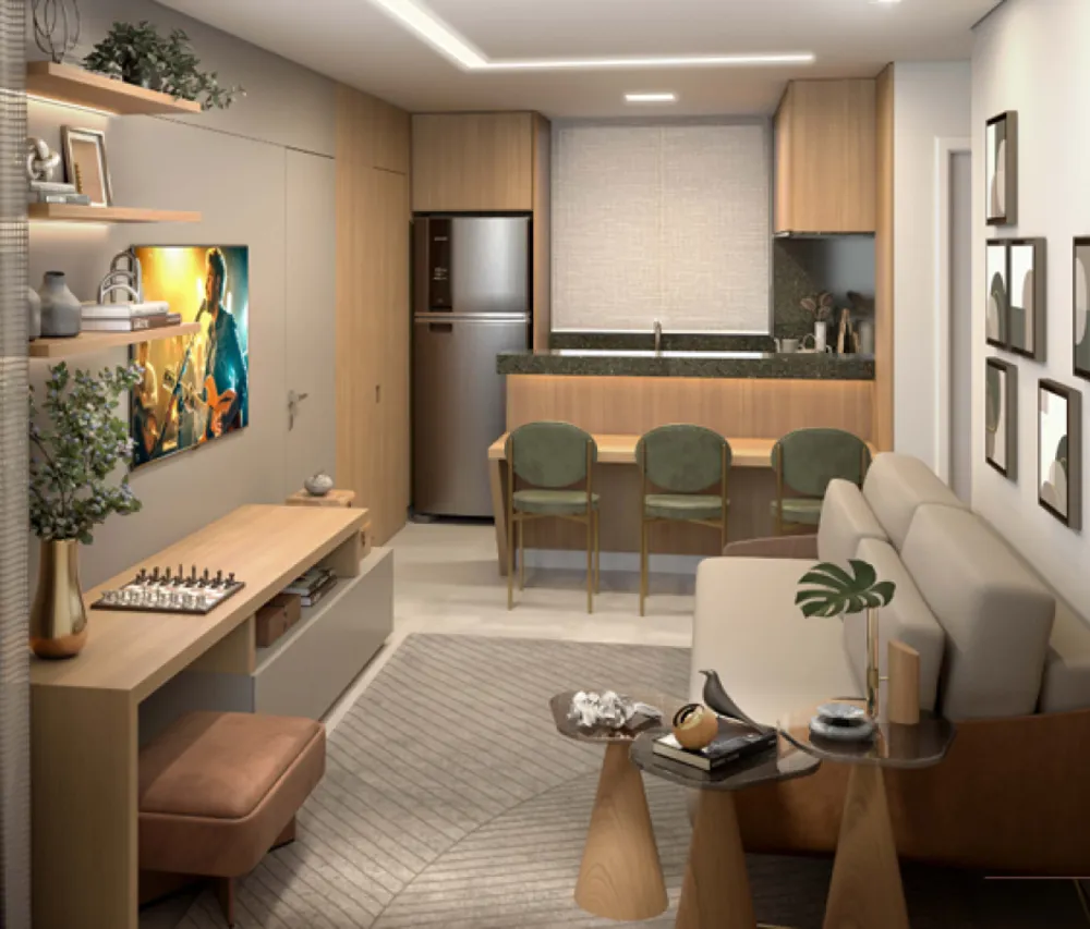 Apartamento, 2 quartos, 56 m² - Foto 3