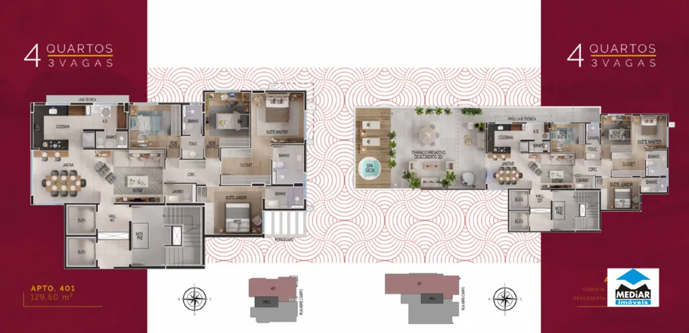 Apartamento, 3 quartos, 129 m² - Foto 11