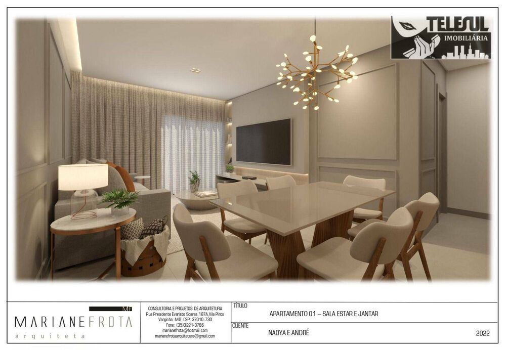 Apartamento à venda com 3 quartos, 99m² - Foto 1