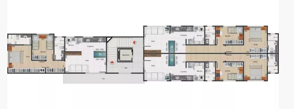 Apartamento à venda com 2 quartos, 57m² - Foto 4