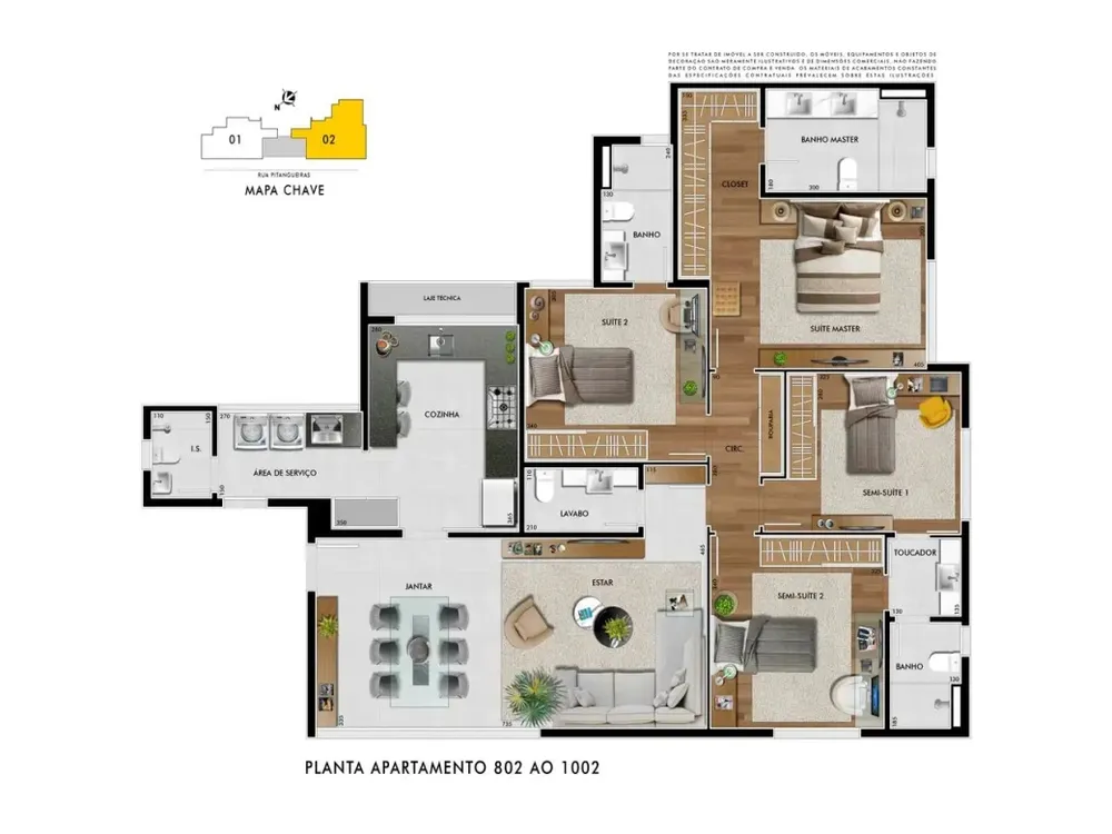 Apartamento, 4 quartos, 1200 m² - Foto 2