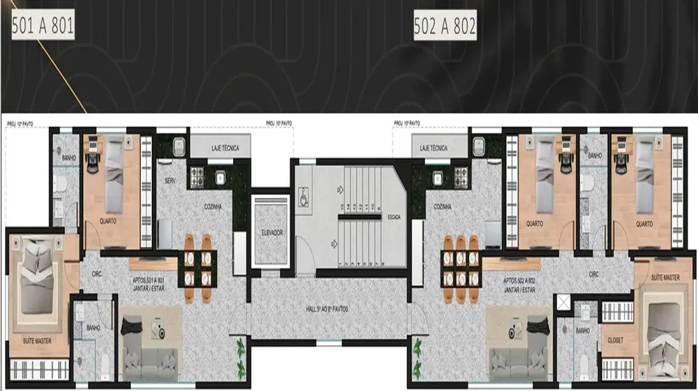 Cobertura, 2 quartos, 109 m² - Foto 1