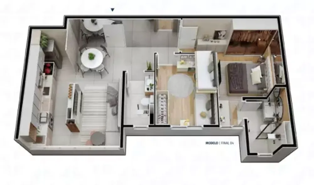 Apartamento, 2 quartos, 54 m² - Foto 7