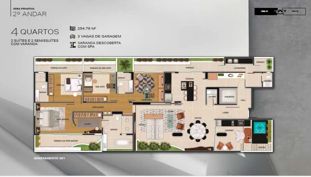 Apartamento, 3 quartos, 105 m² - Foto 20