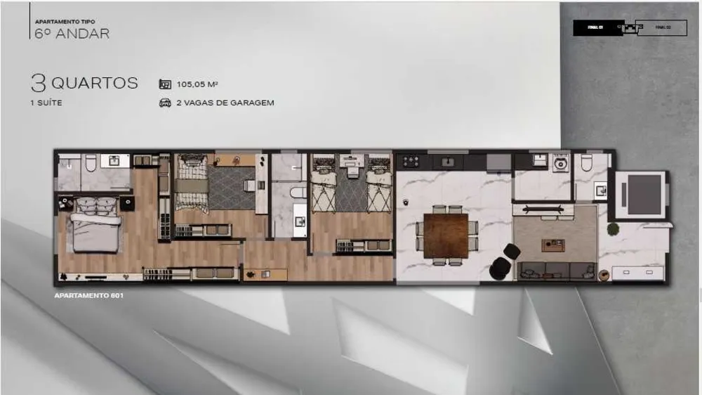 Apartamento, 3 quartos, 105 m² - Foto 19
