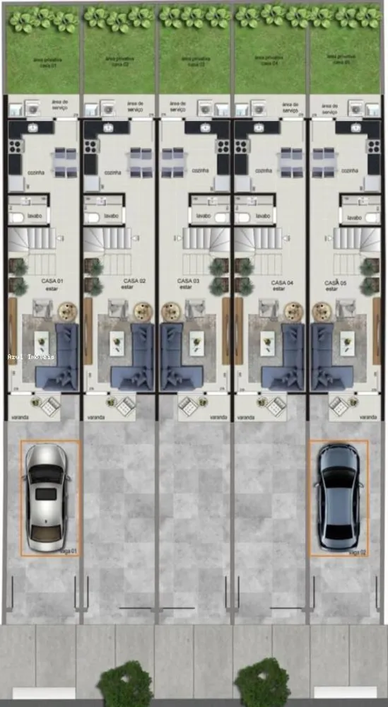 Casa, 2 quartos, 50 m² - Foto 1