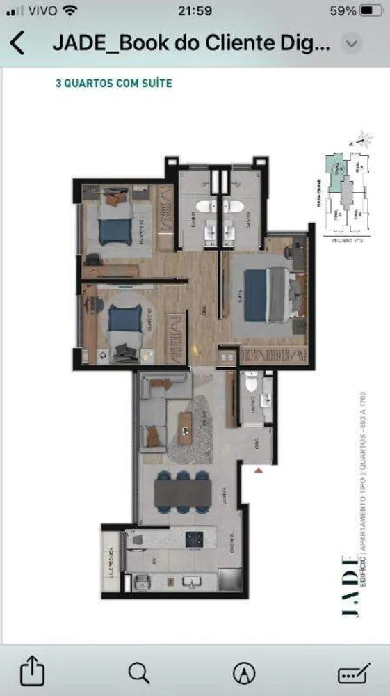 Apartamento, 2 quartos, 63 m² - Foto 9