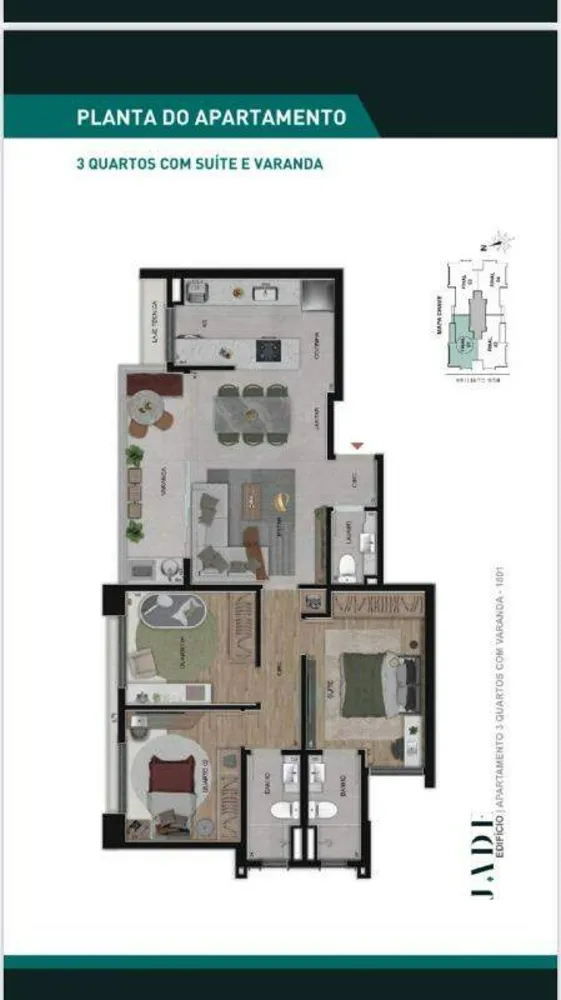 Apartamento, 2 quartos, 63 m² - Foto 8